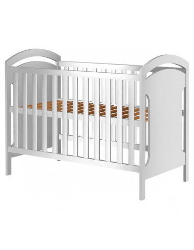 Patut copii din lemn Hubners Hansell 120x60 cm alb,PHHANS12AL