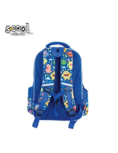 Ghiozdan scoala 3D S-COOL SC2653, Motiv scary Ghiozdan scoala 3D S-COOL SC2653, Motiv scary