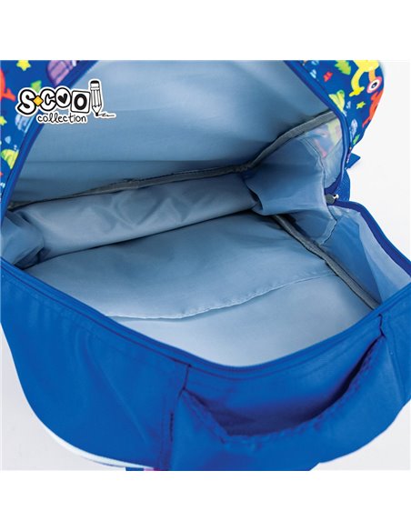 Ghiozdan scoala 3D S-COOL SC2653, Motiv scary Ghiozdan scoala 3D S-COOL SC2653, Motiv scary