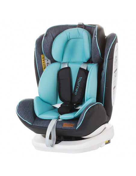 Scaun auto Chipolino Tourneo 0-36 kg sky blue cu sistem