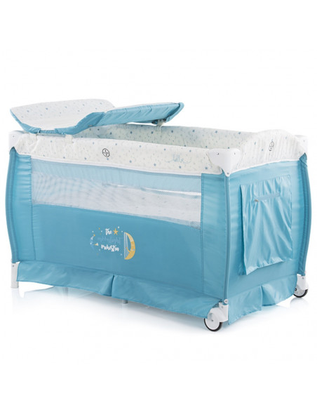 Patut pliabil Chipolino Bella aqua,KOSIB0192AQ