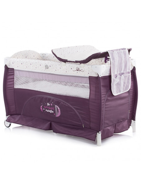 Patut pliabil Chipolino Bella amethyst,KOSIB0193AM