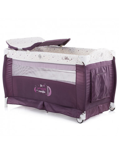 Patut pliabil Chipolino Bella amethyst,KOSIB0193AM
