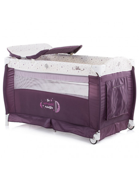 Patut pliabil Chipolino Bella amethyst,KOSIB0193AM