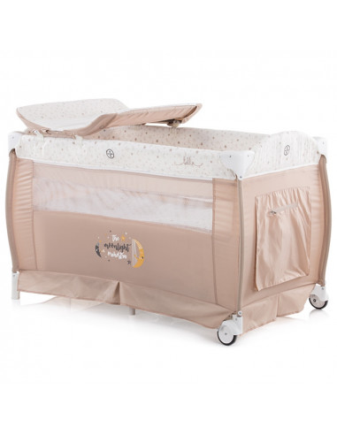 Patut pliabil Chipolino Bella caramel,KOSIB0194CA