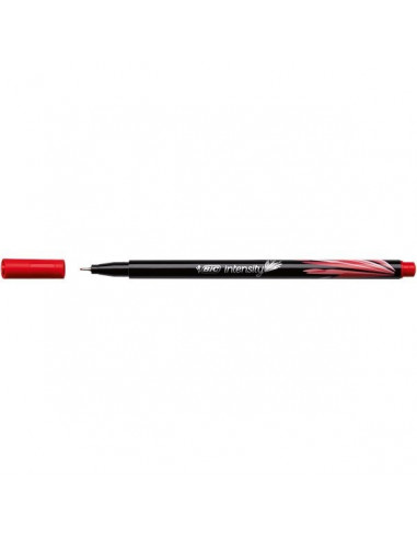 Fineliner Intensity BIC, rosu, 12/cutie,942084