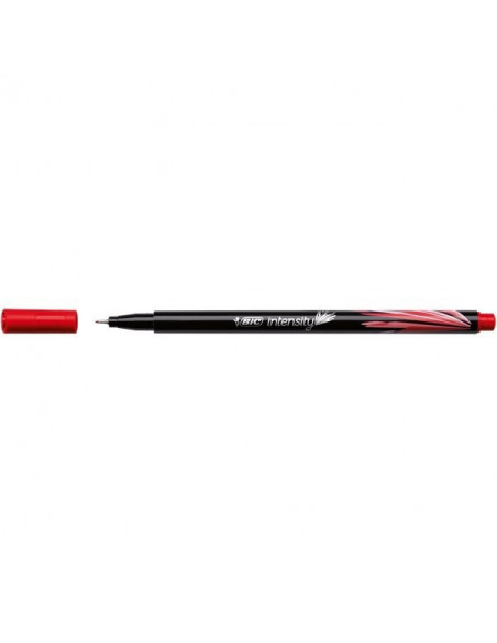 Fineliner Intensity BIC, rosu, 12/cutie,942084