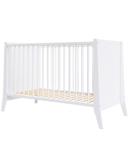 Patut copii din lemn Hubners Cosmo 120x60 cm alb,PHCOS12AL
