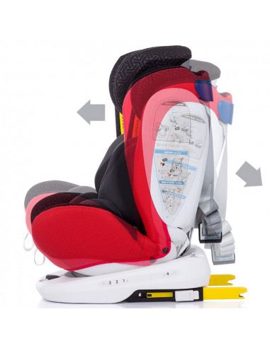 Scaun auto Chipolino Tourneo 0-36 kg red cu sistem