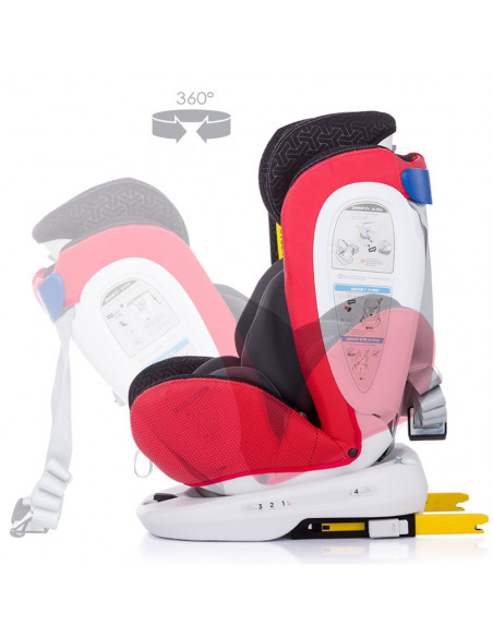 Scaun auto Chipolino Tourneo 0-36 kg red cu sistem