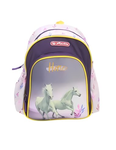 Ghiozdan gradinita Herlitz 9492170, 31 x 20 x 12 cm, Motiv white horse