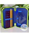 Penar echipat Herlitz 50038787, 31 piese 3 fermoare, Motiv green goal
