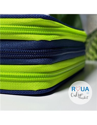 Penar echipat Herlitz 50038787, 31 piese 3 fermoare, Motiv green goal