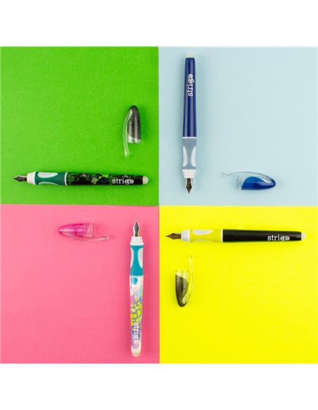 Stilou Strigo cu cerneala termosensibila, stergere prin frictiune, Roz