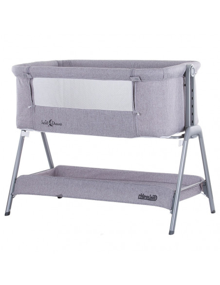 Patut Co-Sleeper Chipolino Sweet Dreams grey,KOSSD0201GY