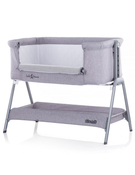 Patut Co-Sleeper Chipolino Sweet Dreams grey,KOSSD0201GY