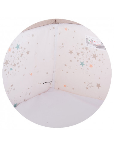 Patut Co-Sleeper Chipolino Close To Me beige printed stars