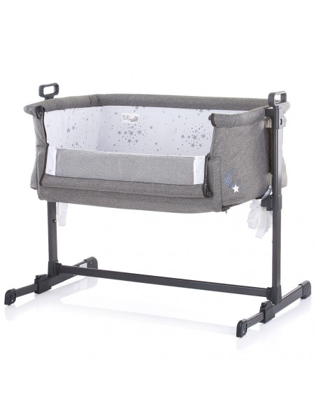Patut Co-Sleeper Chipolino Close To Me graphite printed stars