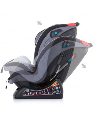 Scaun auto Chipolino Trax Relax 0-25 kg carbon,STKTR02101CB