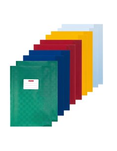 Coperta A4 PP Herlitz cu eticheta nume, culori asortate, 10 buc./set 2