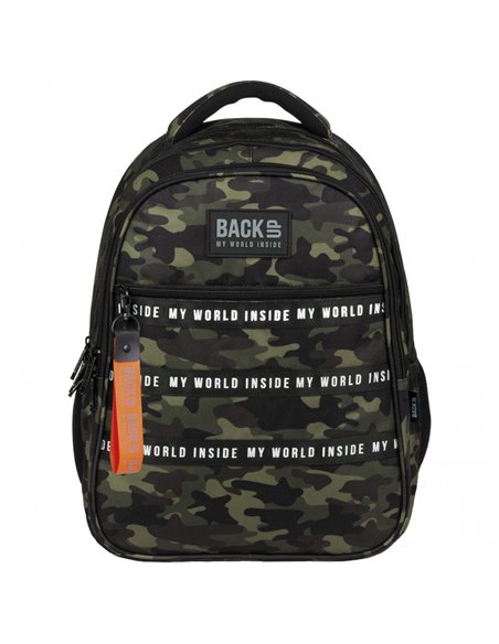 Ghiozdan scoala Derform PLB4I46, Motiv army