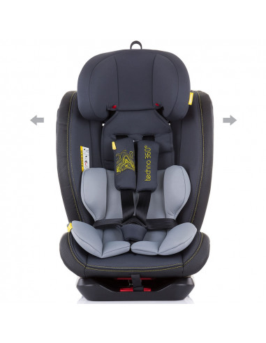 Scaun auto Chipolino Techno 0-36 kg asphalt cu sistem