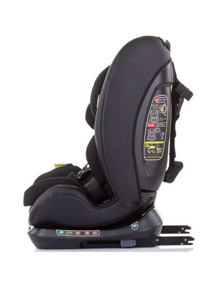 Scaun auto Chipolino Techno 0-36 kg carbon cu sistem