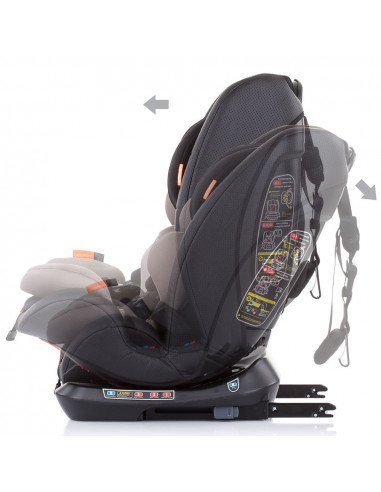 Scaun auto Chipolino Techno 0-36 kg latte cu sistem