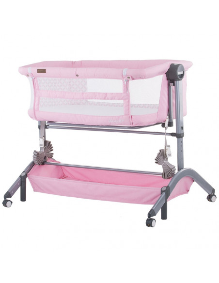 Patut Co-Sleeper Chipolino Amore Mio peony pink,KOSAR02104PP