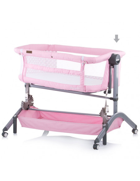 Patut Co-Sleeper Chipolino Amore Mio peony pink,KOSAR02104PP