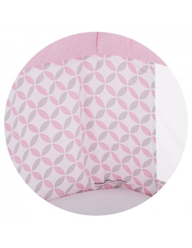 Patut Co-Sleeper Chipolino Amore Mio peony pink,KOSAR02104PP
