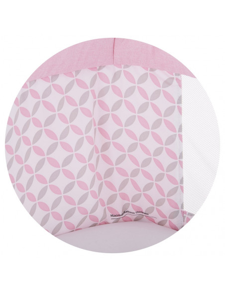 Patut Co-Sleeper Chipolino Amore Mio peony pink,KOSAR02104PP