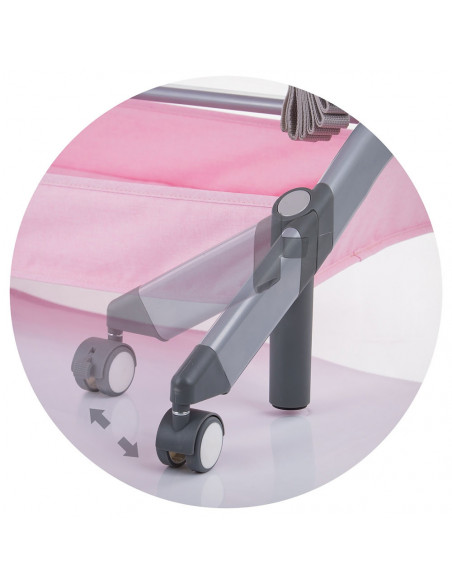Patut Co-Sleeper Chipolino Amore Mio peony pink,KOSAR02104PP