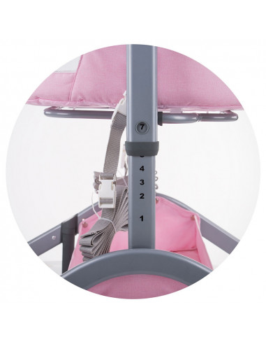 Patut Co-Sleeper Chipolino Amore Mio peony pink,KOSAR02104PP