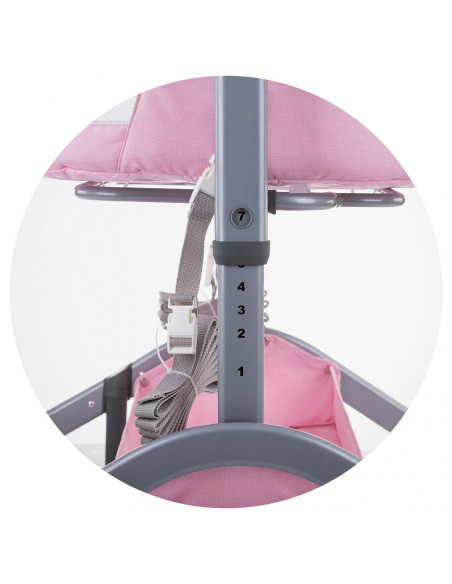 Patut Co-Sleeper Chipolino Amore Mio peony pink,KOSAR02104PP