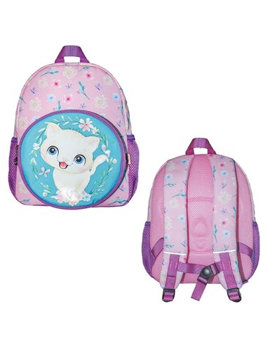 Ghiozdan gradinita S-COOL SC2484, Motiv kitty