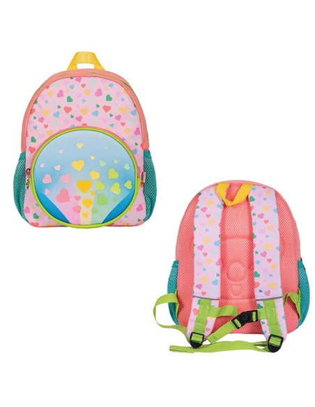 Ghiozdan gradinita S-COOL SC2485, Motiv inimioare