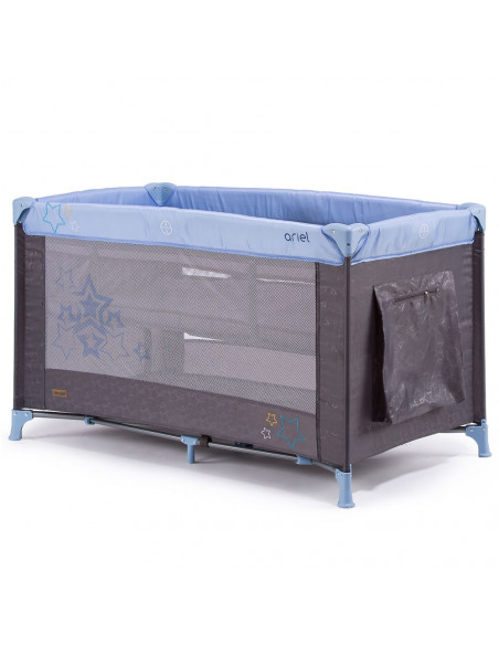 Patut pliabil Chipolino Ariel peony blue,KOSIAR0213PB