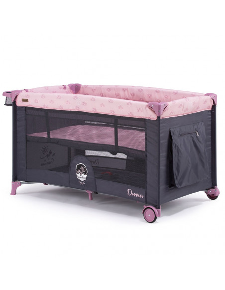 Patut pliabil Chipolino Dorme peony pink,KOSIDR0214PP