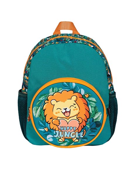 Ghiozdan gradinita S-COOL SC2489, Motiv happy jungle Ghiozdan gradinita S-COOL SC2489, Motiv happy jungle