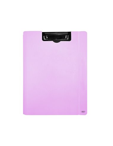 Clipboard dublu din plastic Daco CL26RZP, Roze pastel