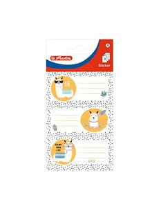 Etichete scolare Herlitz 50034284, 3 x 3 coli, Motiv llama