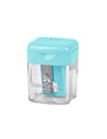 Ascutitoare simpla din plastic cu container Faber-Castell FC182801, Pastel