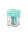 Ascutitoare simpla din plastic cu container Faber-Castell FC182801, Pastel