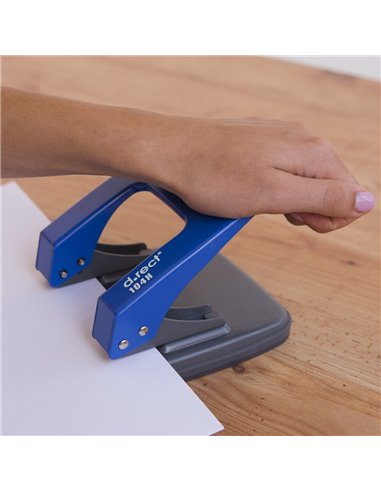 Perforator 0104H D.Rect, 40 coli, Albastru