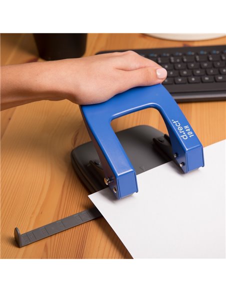 Perforator 0104H D.Rect, 40 coli, Albastru