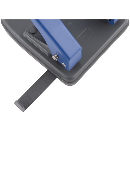 Perforator 0104H D.Rect, 40 coli, Albastru