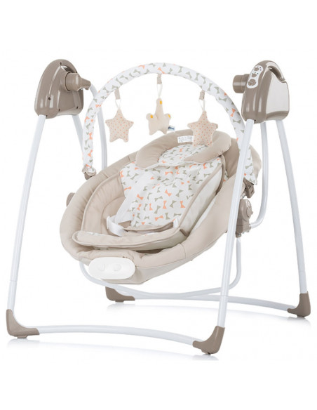 Leagan electric si balansoar Chipolino Paradise beige