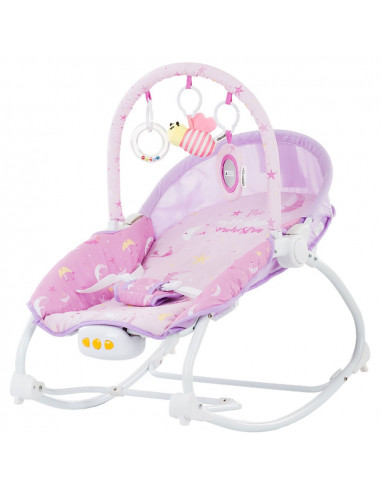 Scaunel balansoar Chipolino Fiesta pink,SHEFI0183PI