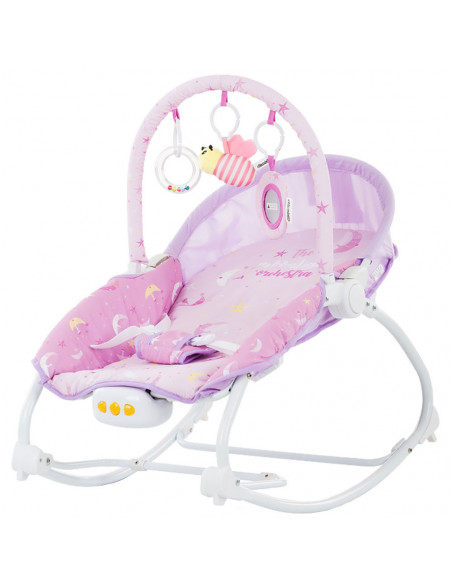 Scaunel balansoar Chipolino Fiesta pink,SHEFI0183PI